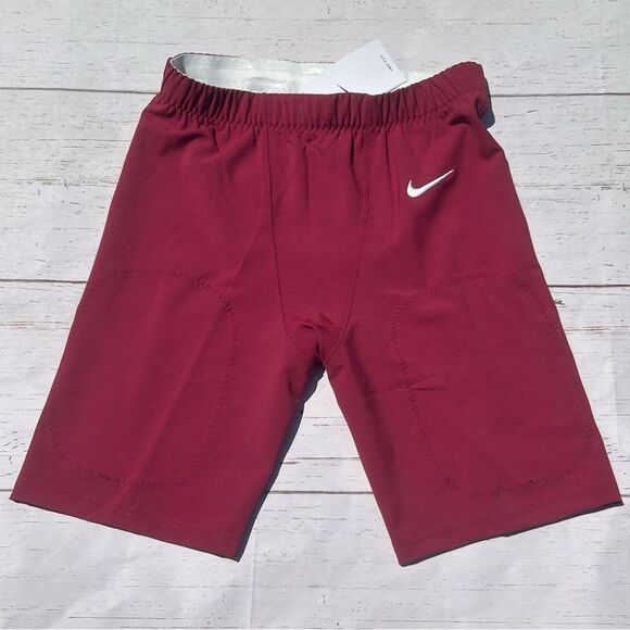 Nike Men's Vapor Untouchable Football Tights Shorts Red Size Small CW3972-610 - Picture 1 of 6
